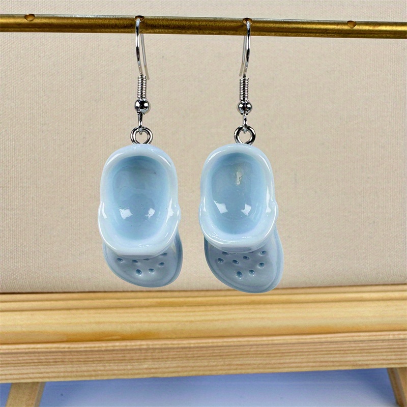 Resin Clogs Dangle Earrings & Accessories Set